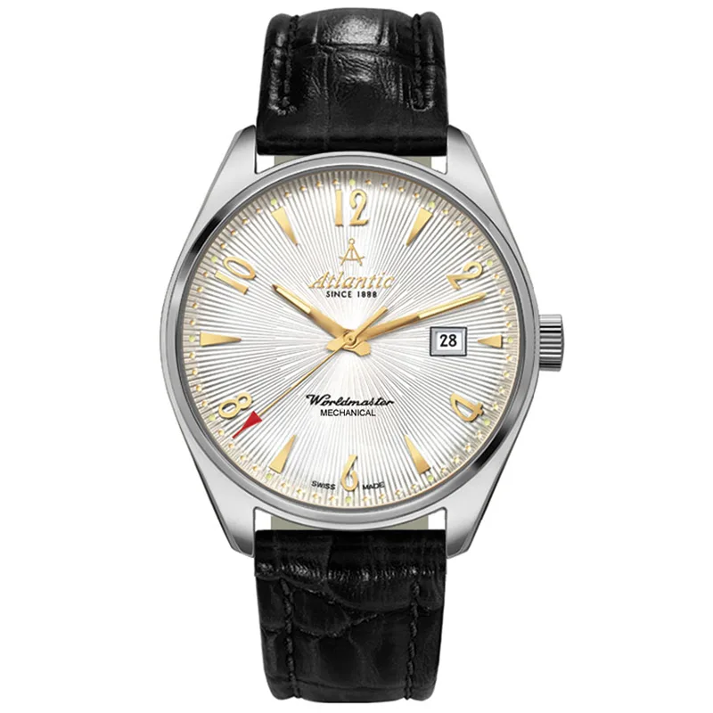 Atlantic 51651.41.25G Worldmaster Art Deco Mechanical Zegarek męski mechaniczny