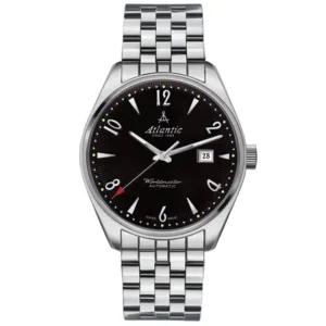 Atlantic Worldmaster 51752.41.65SM Zegarek męski automatyczny czarny szwajcarski