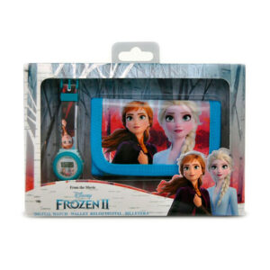 Zegarek Frozen Elsa i Anna + portfel