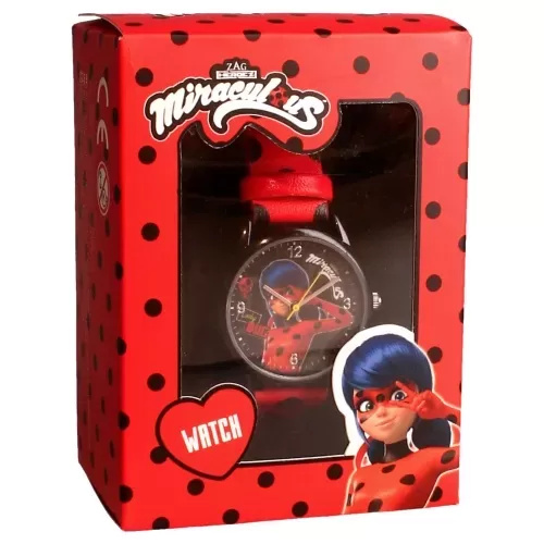 Zegarek Miraculous - Biedronka i Czarny Kot Miraculum LadyBug