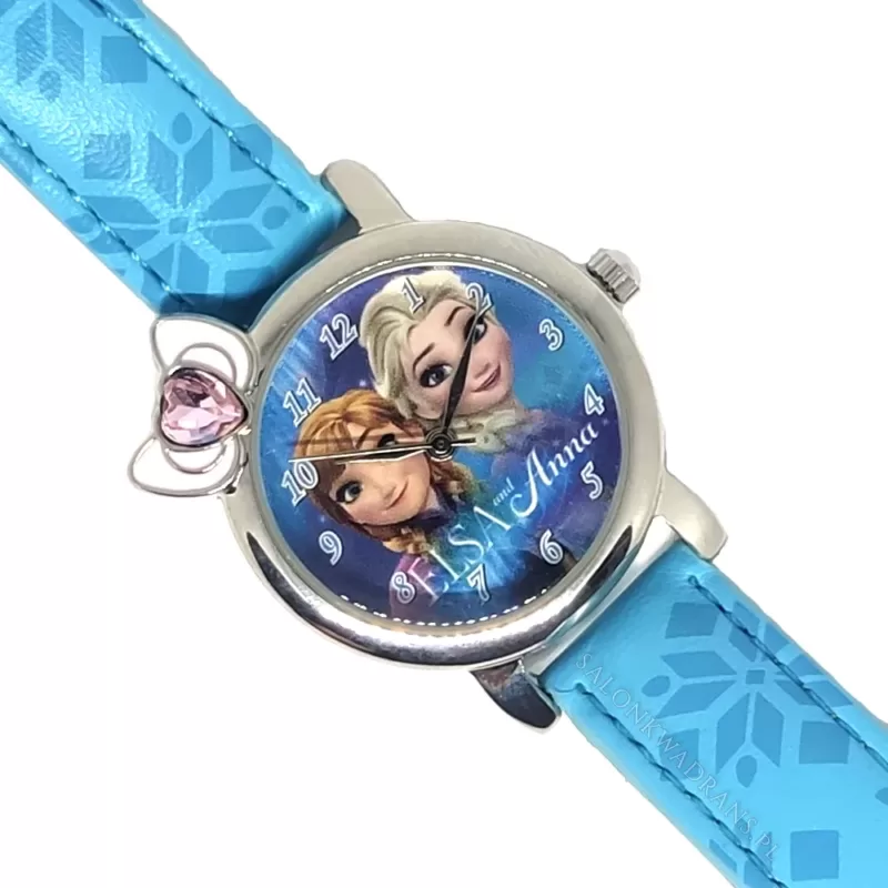 Zegarek - Frozen Elsa i Anna + pudełko