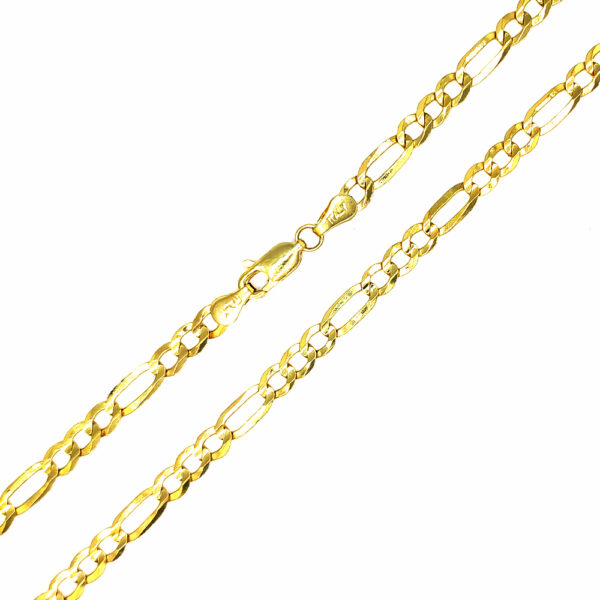 Łańcuszek złoty figaro pełny 585 50cm