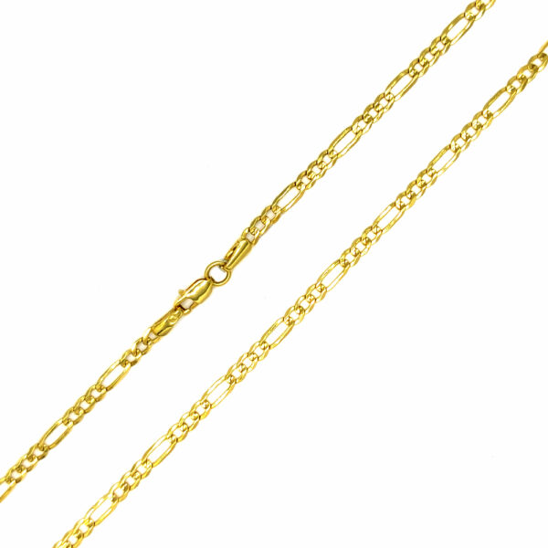 Łańcuszek złoty figaro pełny 585 60cm