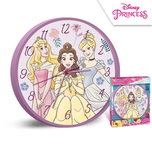 Zegar ścienny Księżniczki - Princess