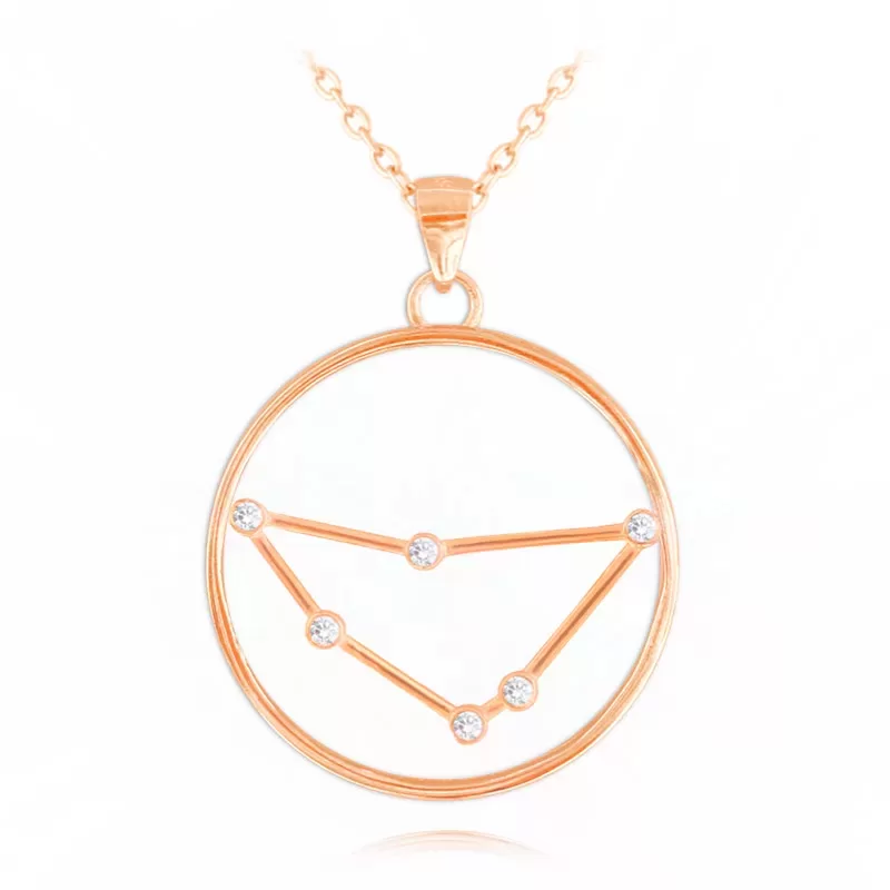 Rose gold naszyjnik KOZIOROŻEC MINET Stars Znak Zodiaku JMAS9501RN45