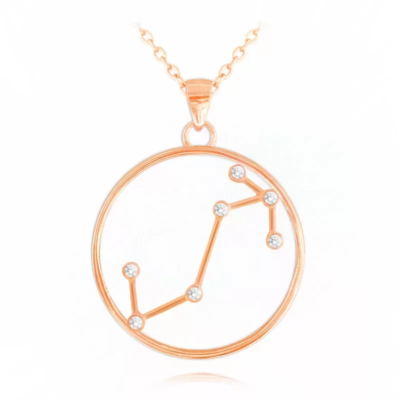 Rose gold naszyjnik SKORPION MINET Stars Znak Zodiaku