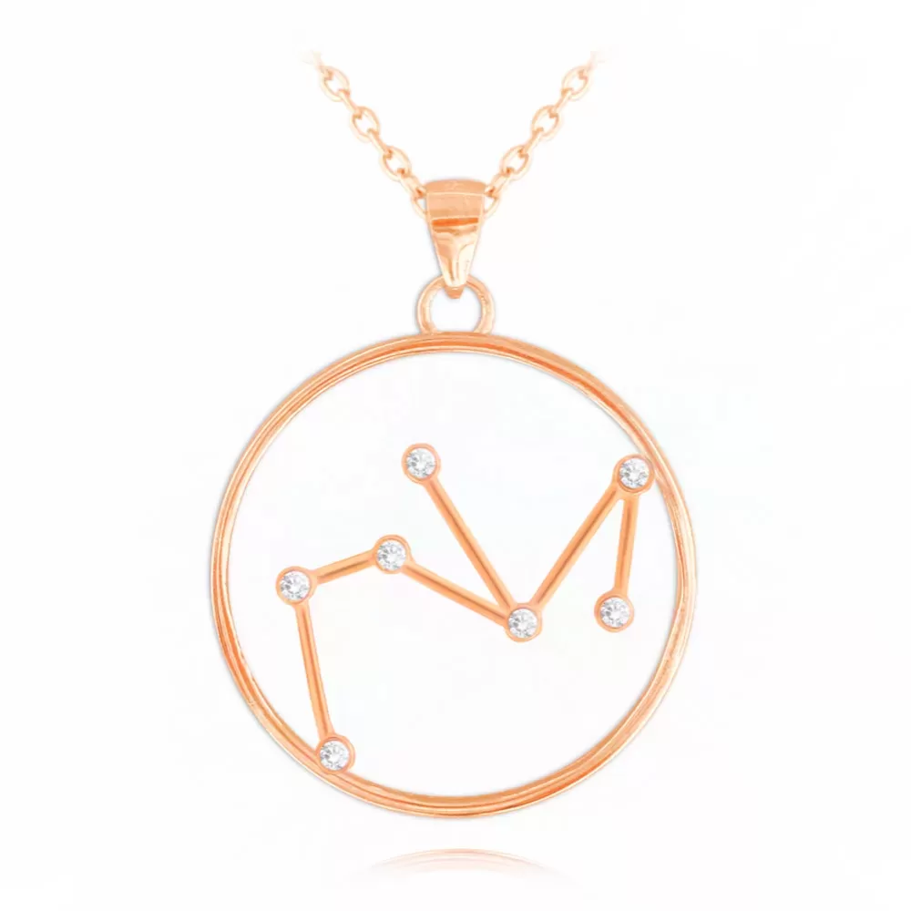 Rose gold naszyjnik STRZELEC MINET Stars Znak zodiaku