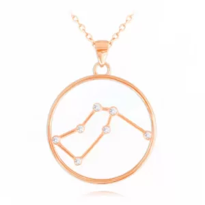 Rose gold naszyjnik WODNIK MINET Stars Znak zodiaku JMAS9502RN45