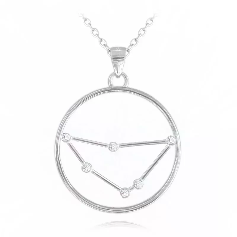 Srebrny naszyjnik KOZIOROŻEC MINET Stars Znak zodiaku JMAS9501SN45