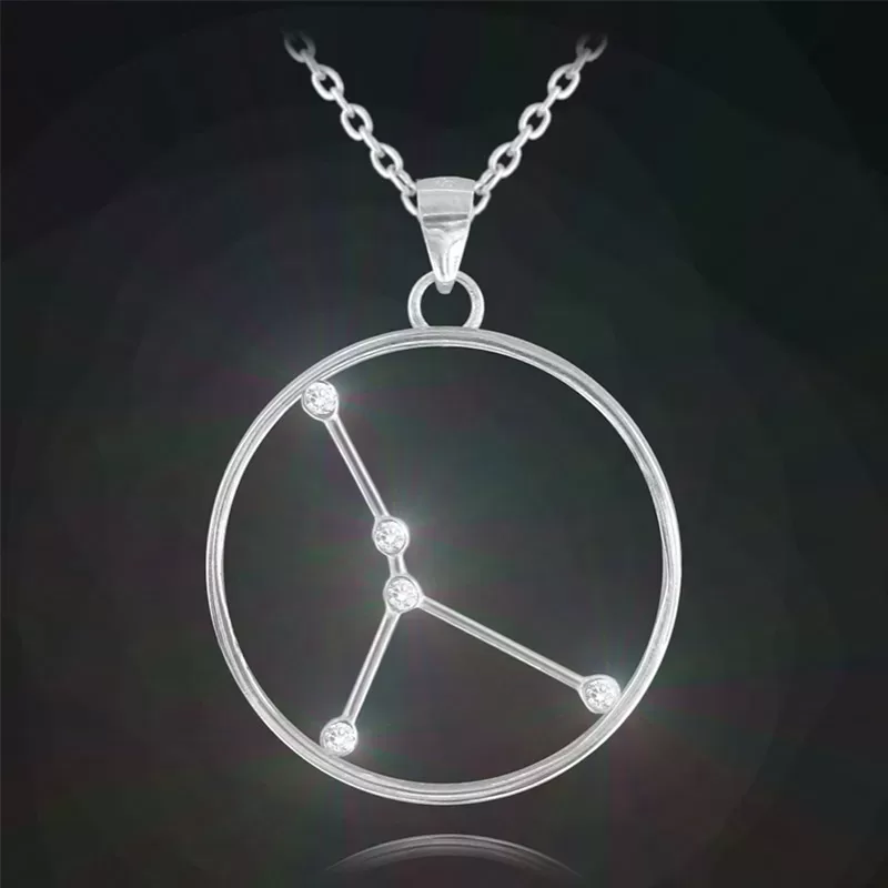 Srebrny naszyjnik RAK MINET Stars Znak Zodiaku JMAS9507SN45