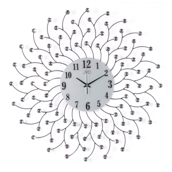 Zegar ścienny JVD HJ82 z kryształkami