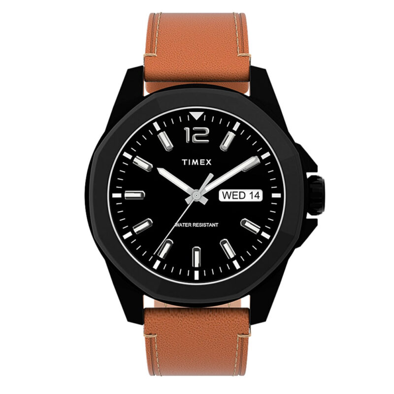 Timex TW2U15100 Essex Avenue Zegarek męski czarna tarcza