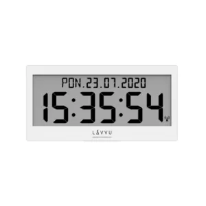 Zegar ścienny cyfrowy Biały LAVVU LCX0010