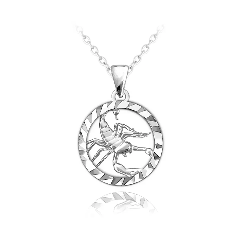 Srebrny naszyjnik MINET Zodiak SKORPION JMAS9411SN45