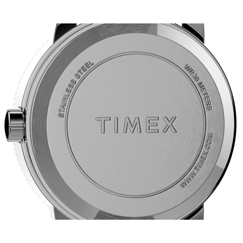Timex TW2U07900 Easy Reader Zegarek damski srebrny mesh