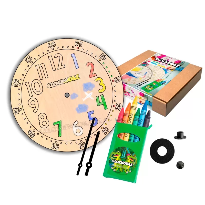 Zegar ścienny do malowania CLOCKODILE dla chłopca CCT0020