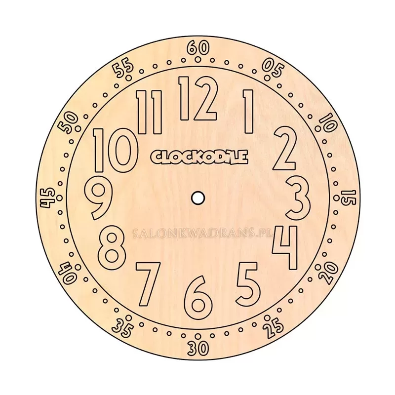 Zegar ścienny do malowania CLOCKODILE dla chłopca CCT0020