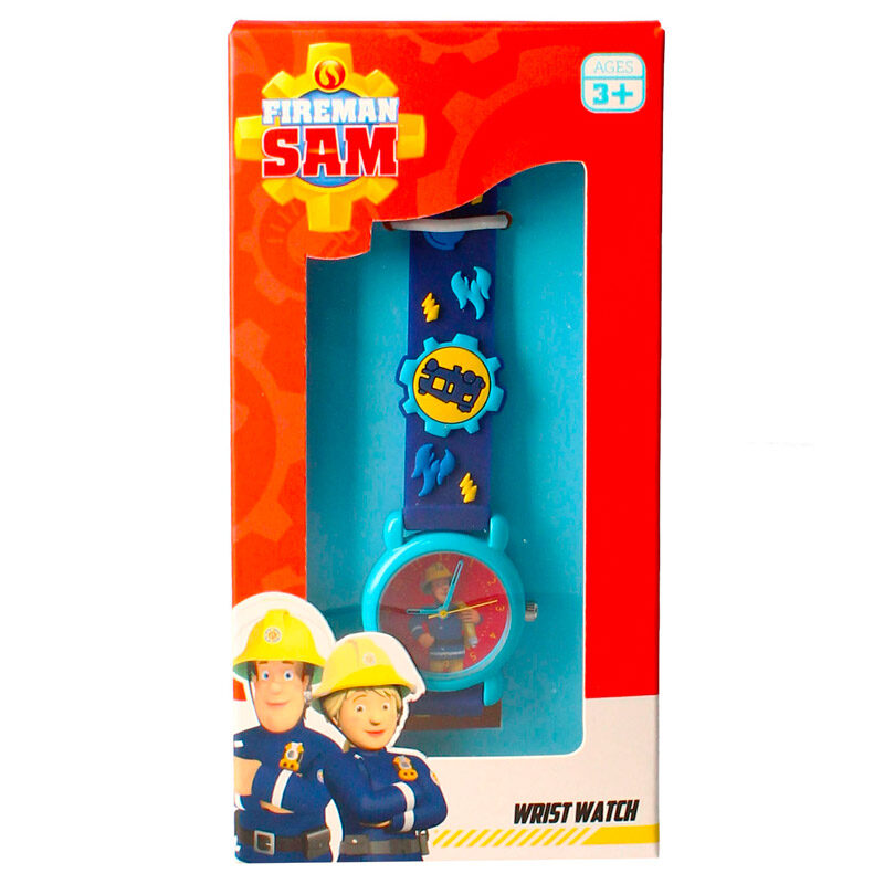 Zegarek Strażak Sam wskazówkowy Niebieski Navy 900-2381 FireMan Sam