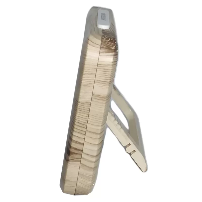 Budzik cyfrowy JVD RB27.1 Zegar czytelny drewno jasne 2 alarmy temperatura