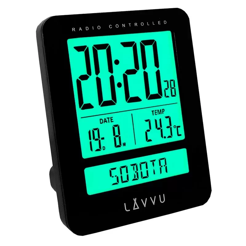 Budzik cyfrowy LAVVU LAR0021 Radio Control z językiem polskim