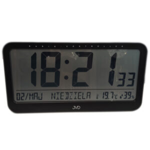 Czarny cyfrowy zegar JVD RB9359.1