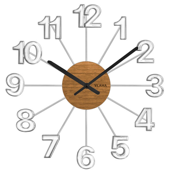 Zegar ścienny Drewniany VLAHA VCT1070