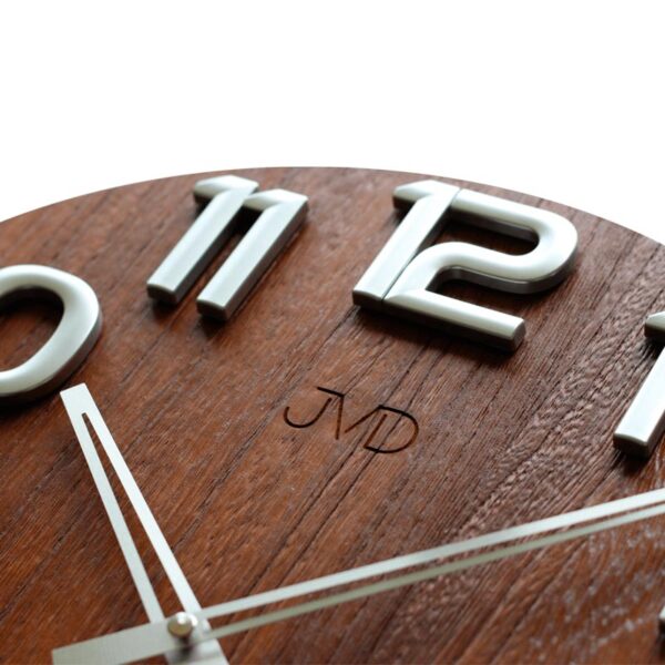 Zegar ścienny drewniany HT97.3 ciemny