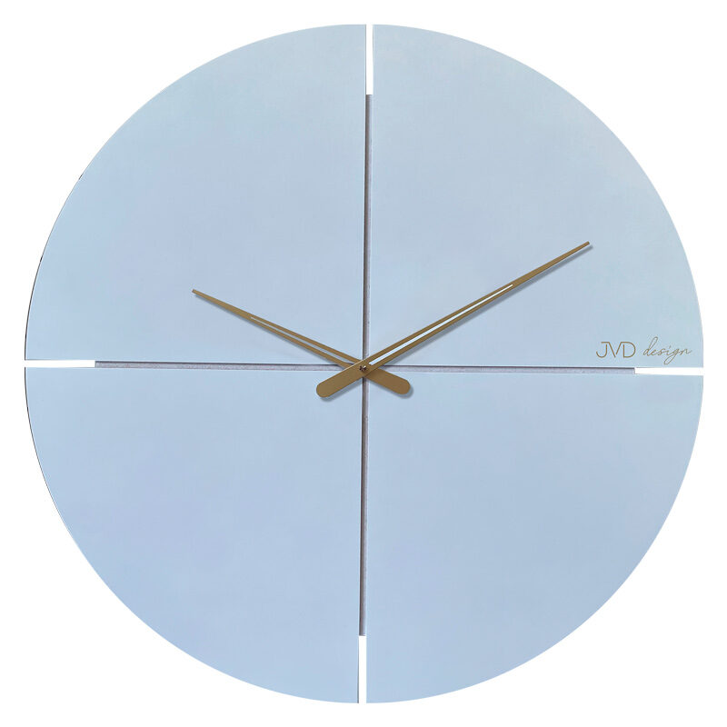 Zegar ścienny drewniany JVD HC40.2 60cm biały