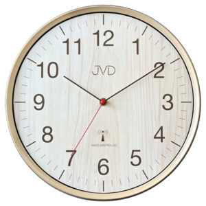 Zegar sterowany radiem JVD RH17.2 brązowy