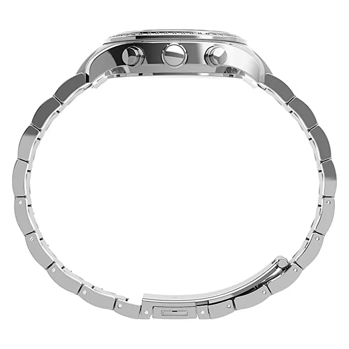 Timex TW2V57600 Premium Zegarek damski srebrny cyrkonie bransoleta