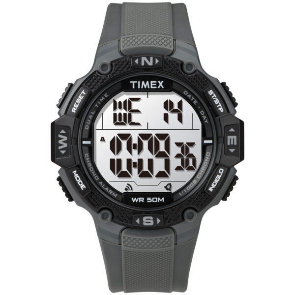 Timex TW5M41100 DGTL Zegarek cyfrowy sportowy szary wodoszczelny 50m