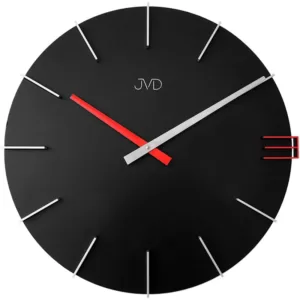 Zegar ścienny Czarny JVD HC44.2 40cm Drewniany