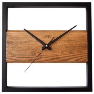 Zegar ścienny JVD NS22010 78 Nowoczesny kwadratowy drewniany