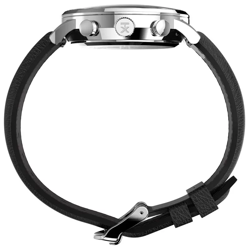 Timex TW2U88300 Waterbury Chronograph Zegarek męski czarny na pasku