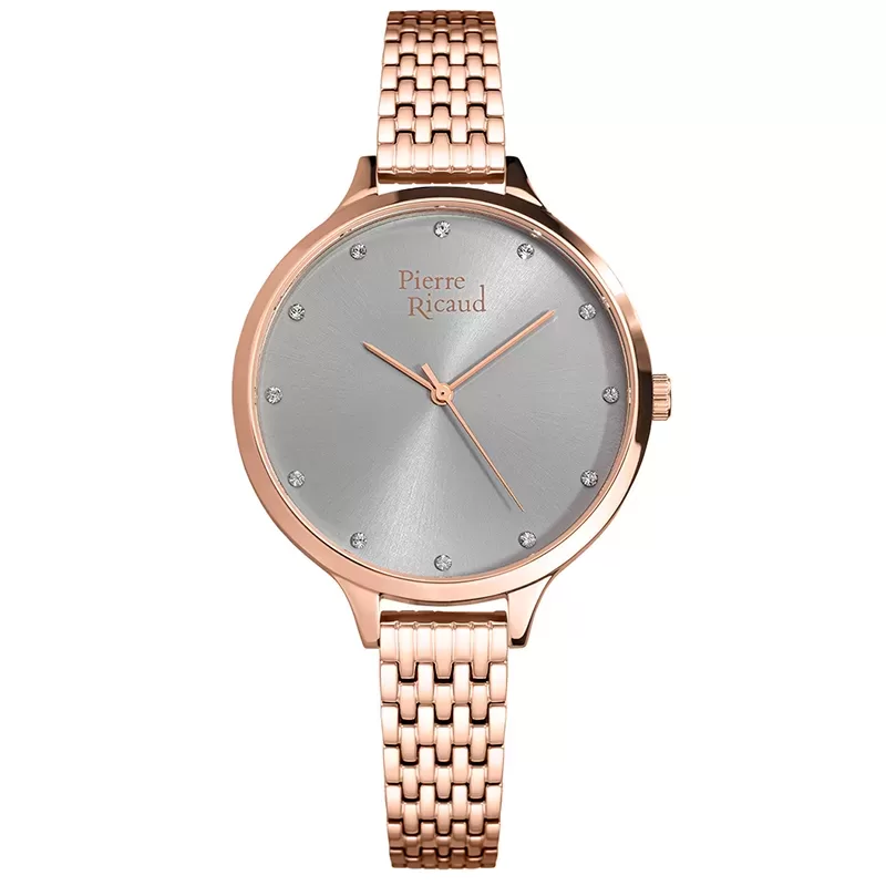Pierre Ricaud P22002.9147Q Zegarek damski różowe złoto
