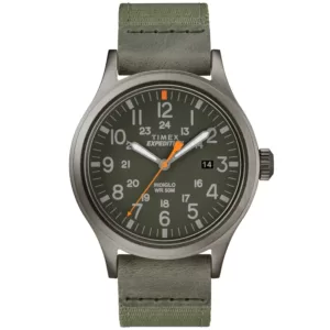 Timex TW4B14000 Expedition Scout Zielony Zegarek męski Wodoszczelny