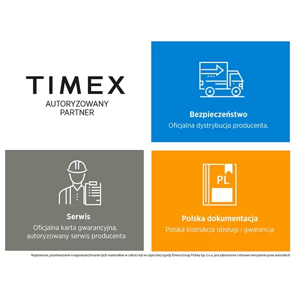 Timex Autoryzowany Partner SalonKwadrans.pl