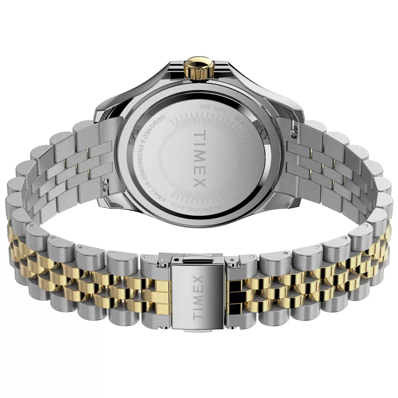 Timex TW2V79500 Trend Kaia Zegarek damski srebrny elegancki na bransolecie