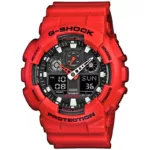 Zegarek Casio G-SHOCK GA-100B-4AER ORIGINAL Czerwony Zegarek męski sportowy wodoszczelny 20ATM