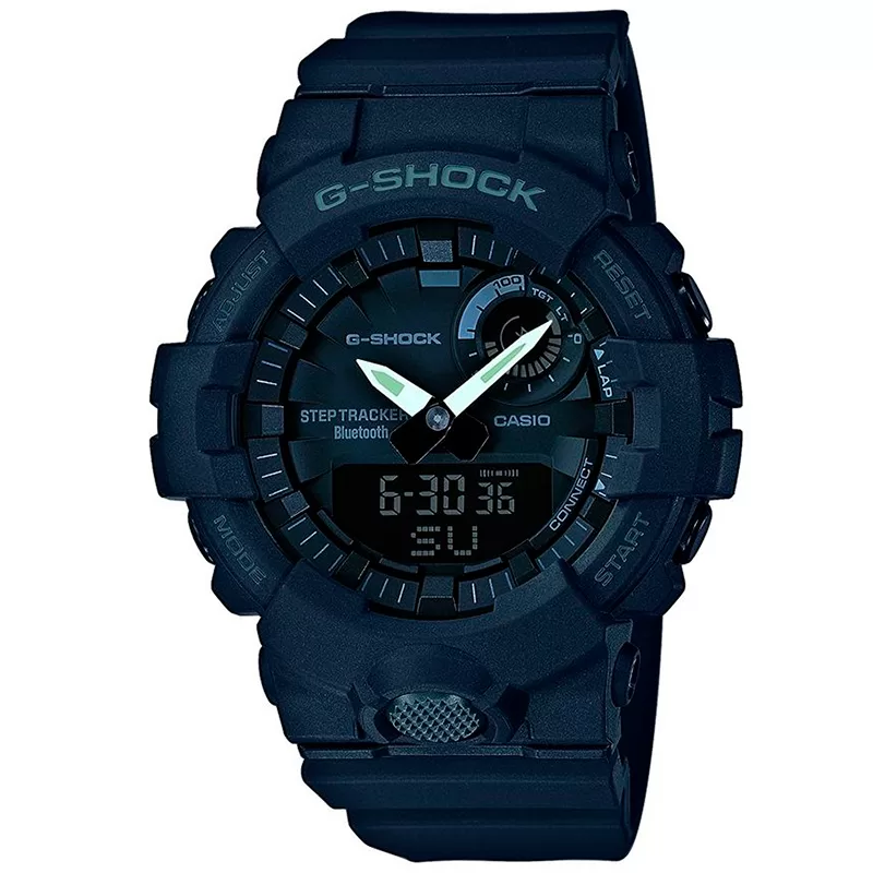 Zegarek Casio G-SHOCK GBA-800-1AER G-SQUAD CZARNY krokomierz bluetooth zegarek męski wodoszczelny 20 atm