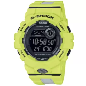 Zegarek Casio G-SHOCK GBD-800LU-9ER G-SQUAD Zielony krokomierz bluetooth zegarek męski wodoszczelny 20 atm