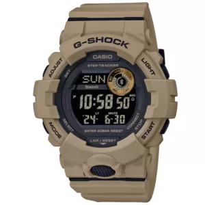 Zegarek Casio G-SHOCK GBD-800UC-5ER G-SQUAD brązowy krokomierz bluetooth zegarek męski wodoszczelny 20 atm