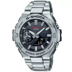 Zegarek Casio G-SHOCK GST-B500D-1AER G-STEEL STALOWY bluetooth zegarek męski wodoszczelny 20 atm