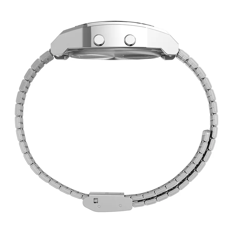 Timex TW2V74200 Timex T80 Steel 36mm Stalowy Zegarek cyfrowy
