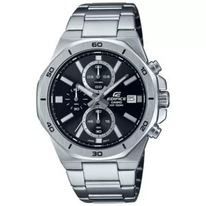 Zegarek Casio EDIFICE EFV-640D-1AVUEF CLASSIC Zegarek męski na bransolecie stalowy wodoszczelny
