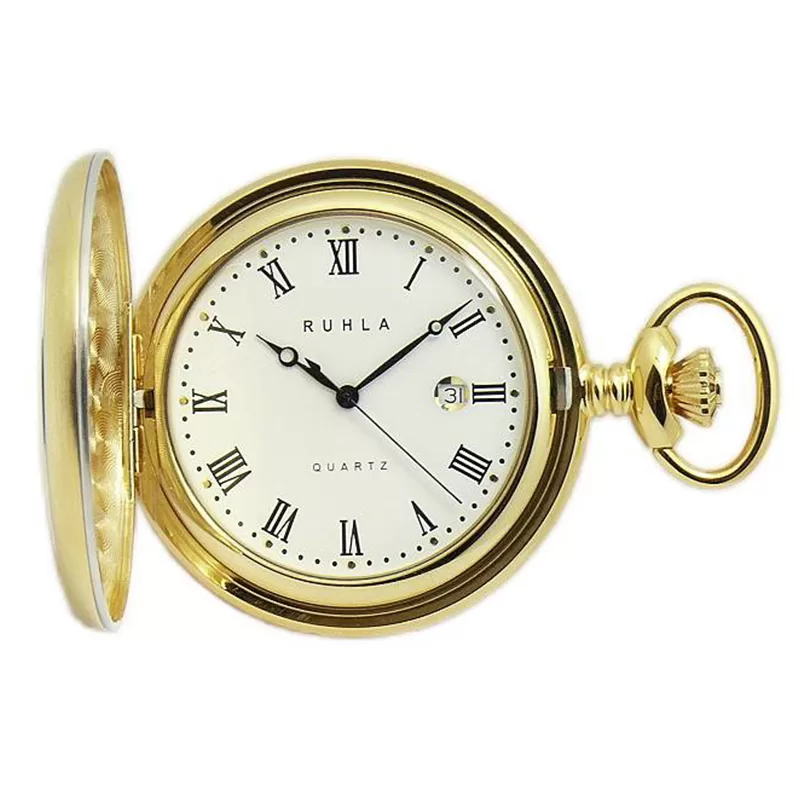 Zegarek kieszonkowy Garde Ruhla 8667-2 Myśliwy kieszonka kwarcowy