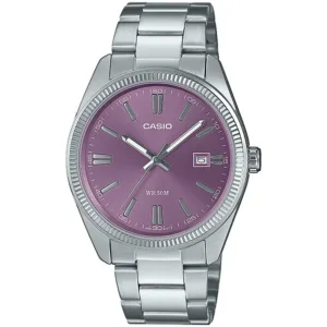 Zegarek Casio MTP-1302PD-6AVEF Classic Zegarek męski fioletowa tarcza Zegarek Casio MTP-1302PD-6AVEF Classic Zegarek męski fioletowa tarcza
