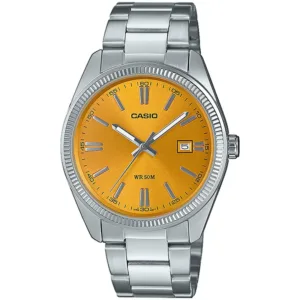 Zegarek Casio MTP-1302PD-9AVEF Classic Zegarek męski żółta tarcza Zegarek Casio MTP-1302PD-9AVEF Classic Zegarek męski żółta tarcza