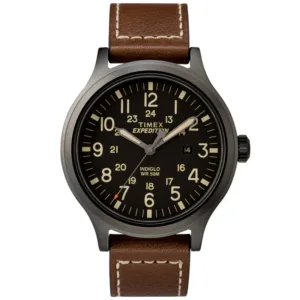 Timex TW4B11300 Expedition Scout Zegarek męski czarna tarcza na pasku