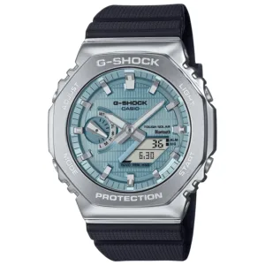 Zegarek Casio G-SHOCK GBM-2100A-1A2ER OCTAGON STEEL niebieski Zegarek męski sportowy wodoszczelny 20ATM